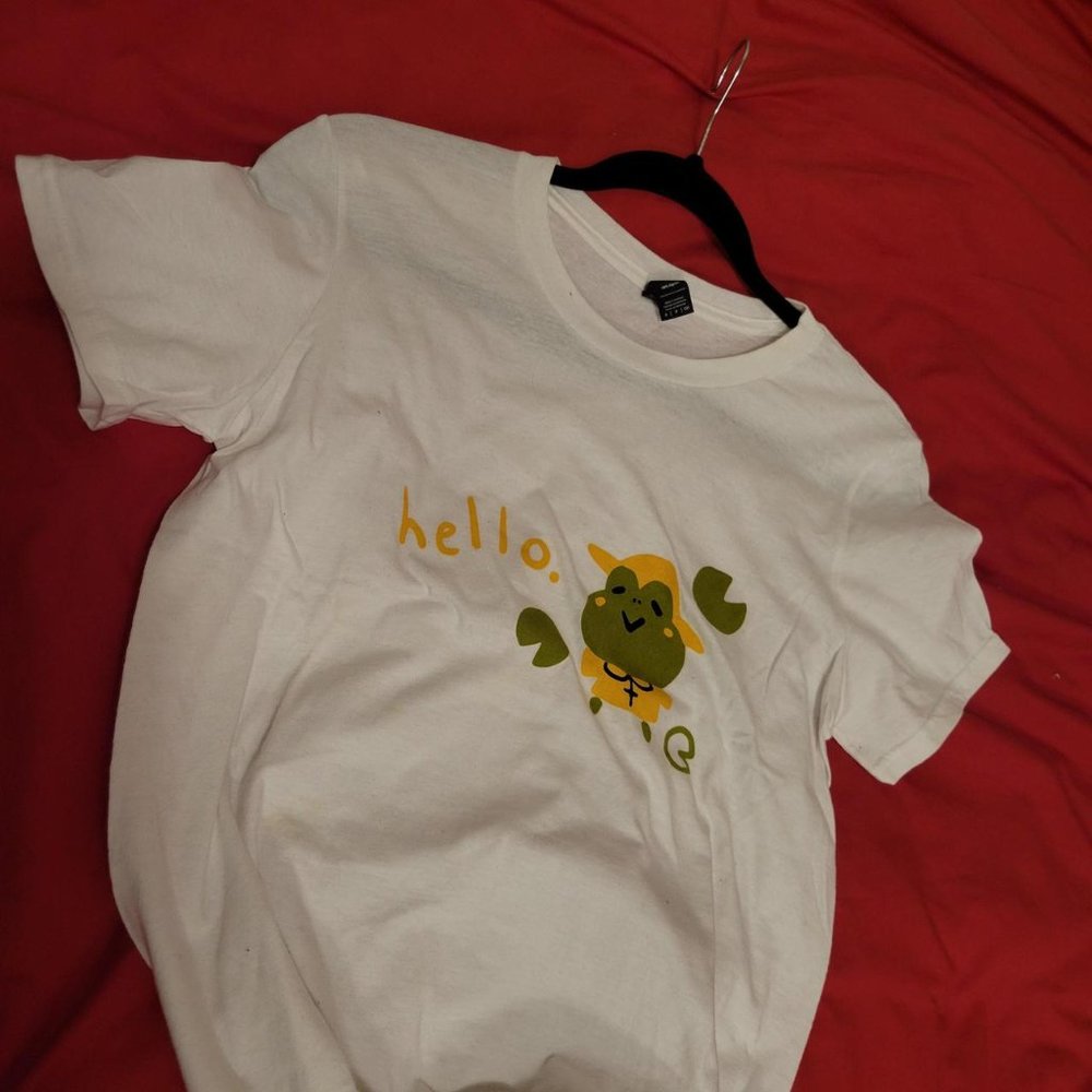 Cute Raincoat Frog T-Shirt